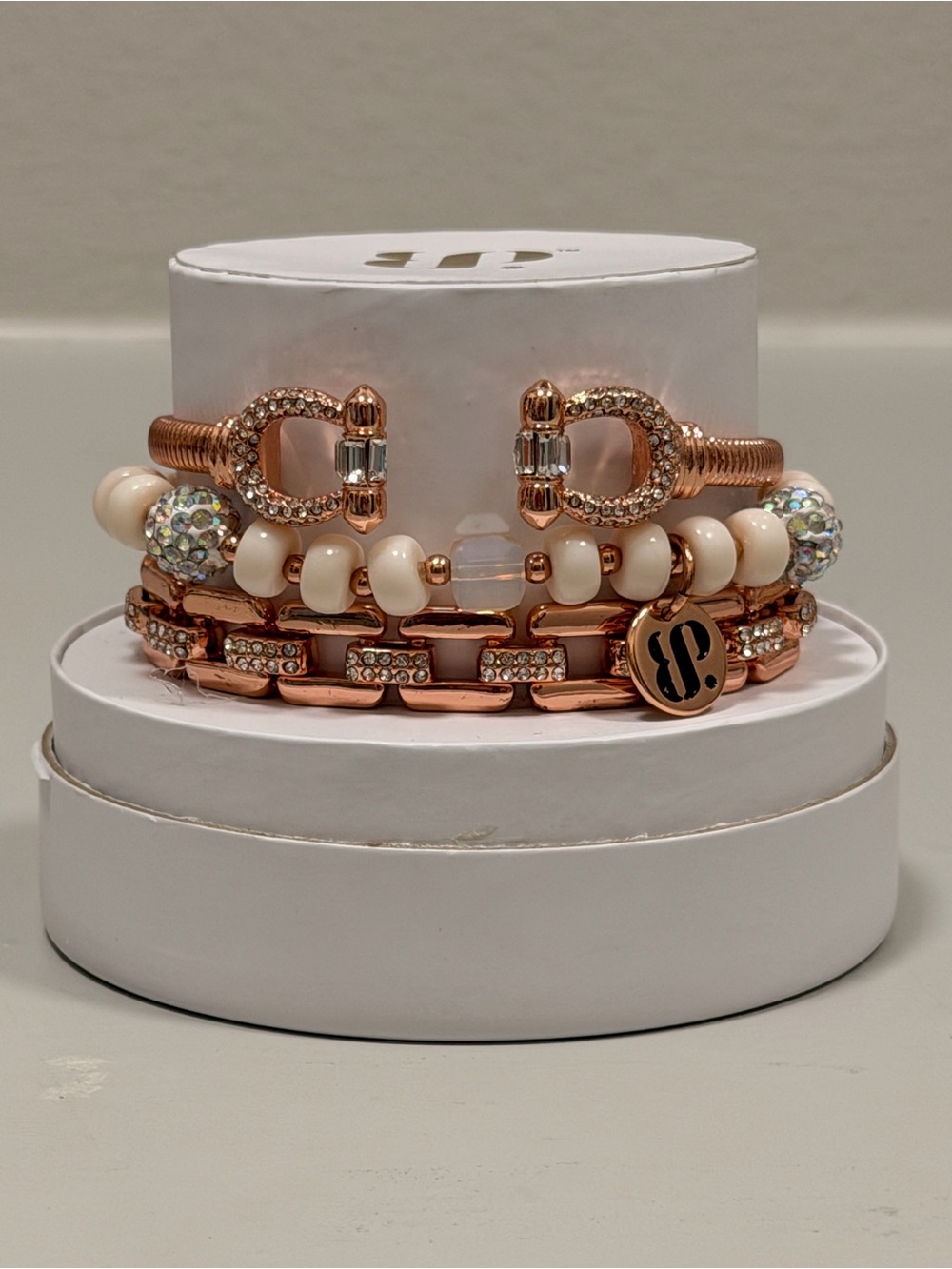 Bomb Party Bracelets! Curated Stack on Rose Gold